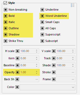 QuarkXPress attributes not supported by InDesign